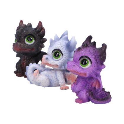 Little Hordlings Cute Baby Dragonling Figurines (Set of 3) 7cm