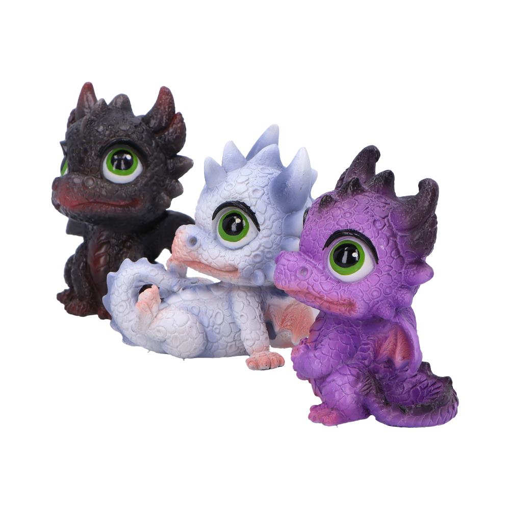 Little Hordlings Cute Baby Dragonling Figurines (Set of 3) 7cm