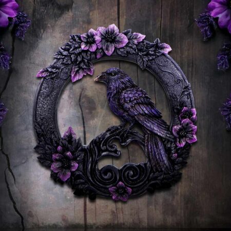 Watcher of the Veil Raven Wall Hanger