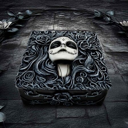 Flor de Muerte Trinket Box 6.3cm