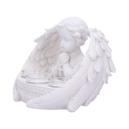 Prayers to Heaven Cherub Tea Light Holder 14.5cm