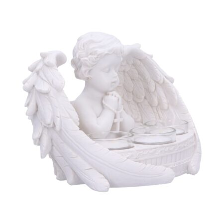 Prayers to Heaven Cherub Tea Light Holder 14.5cm