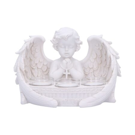 Prayers to Heaven Cherub Tea Light Holder 14.5cm