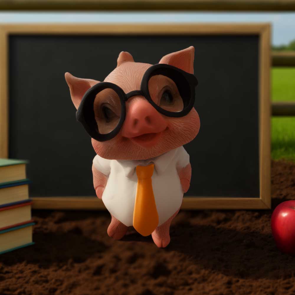 Porter Pig Figurine 11cm