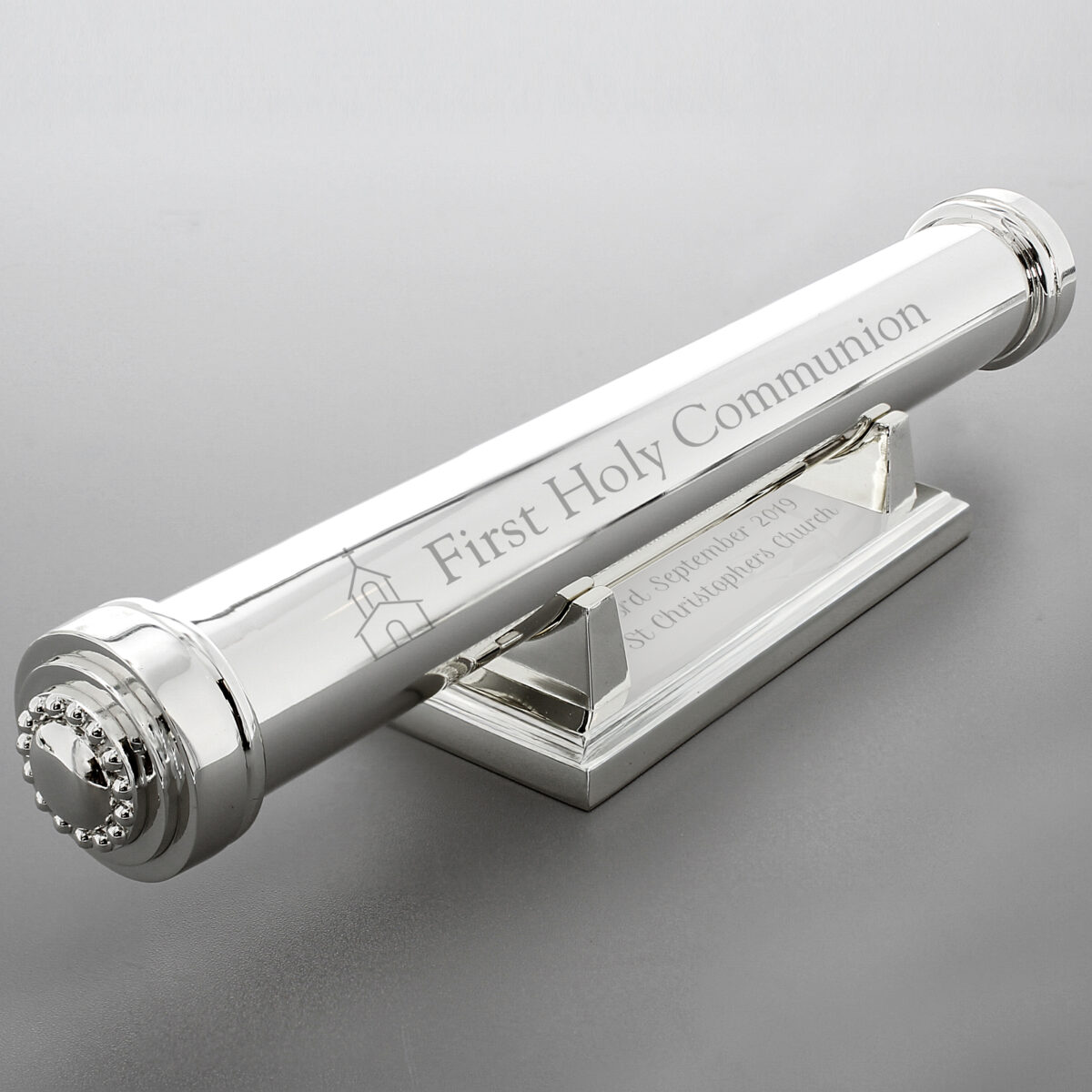 Personalised First Holy Communion Silver Plated Certificate Holder