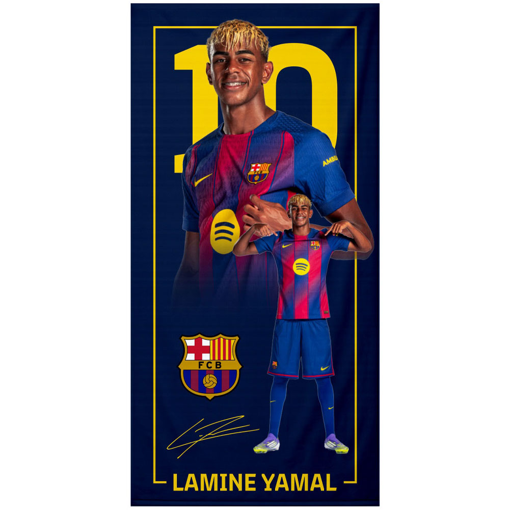 TM 07741 FC Barcelona Lamine Yamal Towel