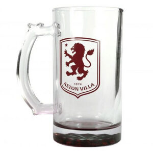 TM 07825 Aston Villa FC Stein Glass Tankard