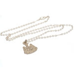 20479 Newcastle United FC Silver Plated Pendant Chain