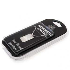 23648 Newcastle United FC Silver Plated Dog Tag Chain