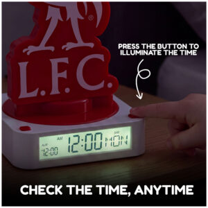 TM 07714 Liverpool FC Light Up Alarm Clock