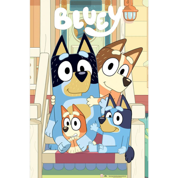 TM 07767 Bluey Line Up Poster