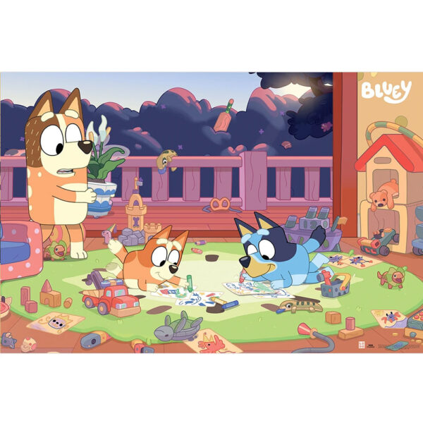 TM 07768 Bluey Home Poster