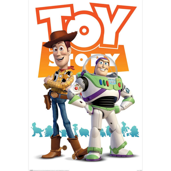 TM 07836 Toy Story 5 Woody n Buzz Poster