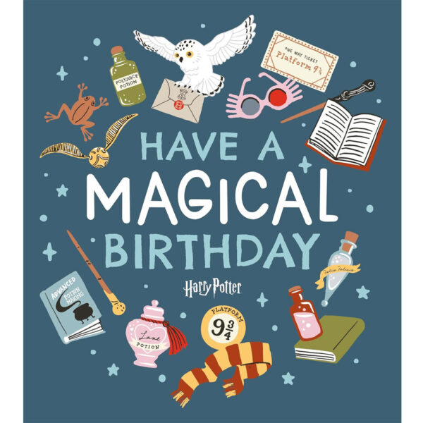 TM 07862 Harry Potter Magical Birthday Card