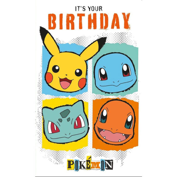 TM 07871 Pokemon Birthday Card