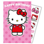 TM 07872 Hello Kitty Birthday Card With Stickers