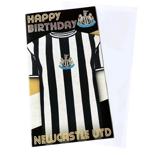 TM 07878 Newcastle United FC Retro Shirt Birthday Card