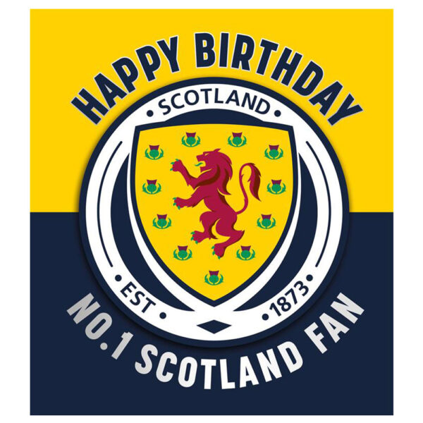 TM 07880 Scottish FA Birthday Card
