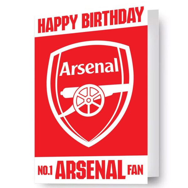 TM 07882 Arsenal FC 3D Lenticular Birthday Card