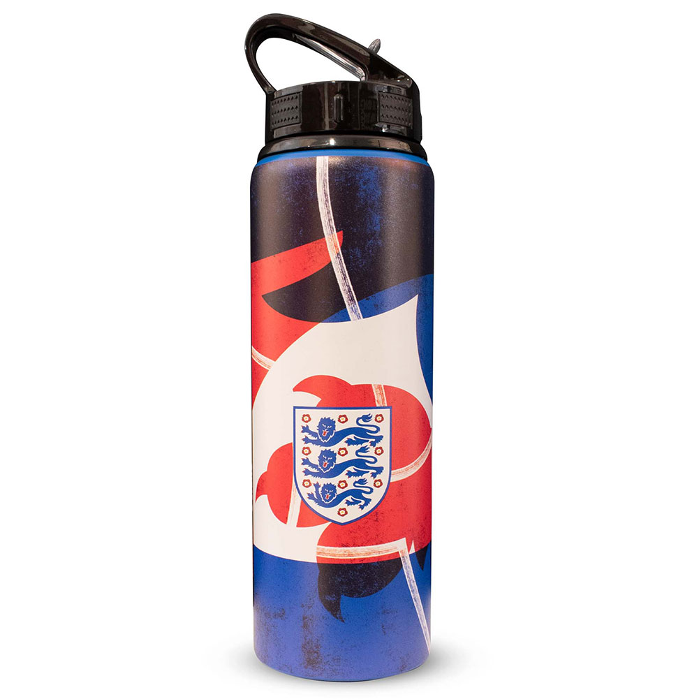 TM-07883-England-FA-Aluminium-3-Lions-Drinks-Bottle TM 07883 England FA Aluminium 3 Lions Drinks Bottle