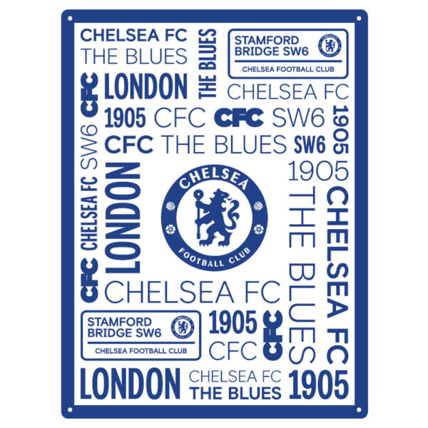 TM 07944 Chelsea FC Large Montage Sign