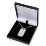 TM 07957 Aston Villa FC Engraved Dog Tag Chain
