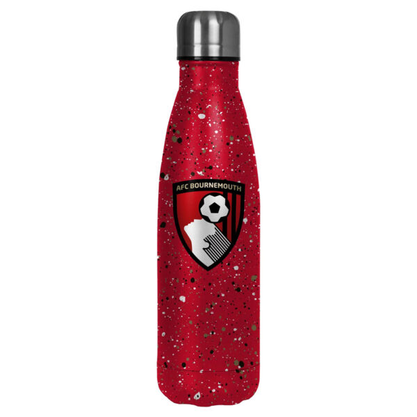 TM 07959 AFC Bournemouth Paint Splatter Thermal Flask