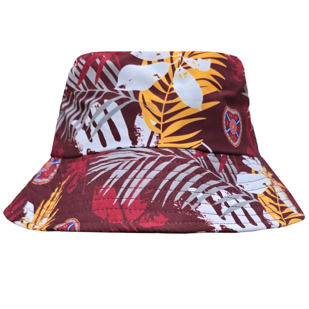TM-07978-Hearts-FC-Floral-Bucket-Hat TM 07978 Hearts FC Floral Bucket Hat