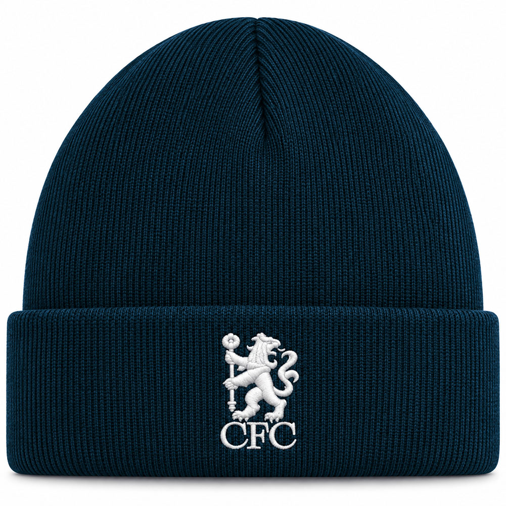 TM-07557-Chelsea-FC-Midnight-Blue-Cuff-Beanie TM 07557 Chelsea FC Midnight Blue Cuff Beanie