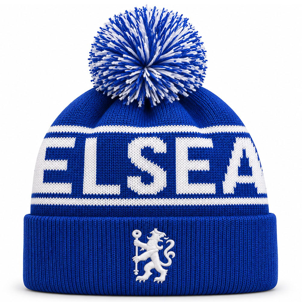 TM-07560-Chelsea-FC-Text-Ski-Hat TM 07560 Chelsea FC Text Ski Hat