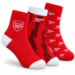 TM 07706 Arsenal FC 3pk Adults Fashion Socks