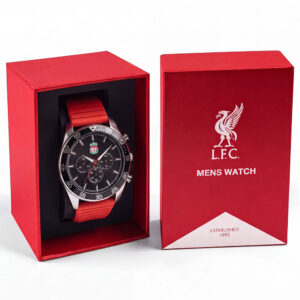 TM 07939 Liverpool FC Mens Silicone Strap Chronograph Watch