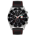 TM 07940 Liverpool FC Mens Leather Strap Chronograph Watch