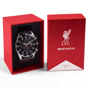 TM 07940 Liverpool FC Mens Leather Strap Chronograph Watch