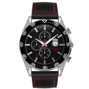 TM 07940 Liverpool FC Mens Leather Strap Chronograph Watch