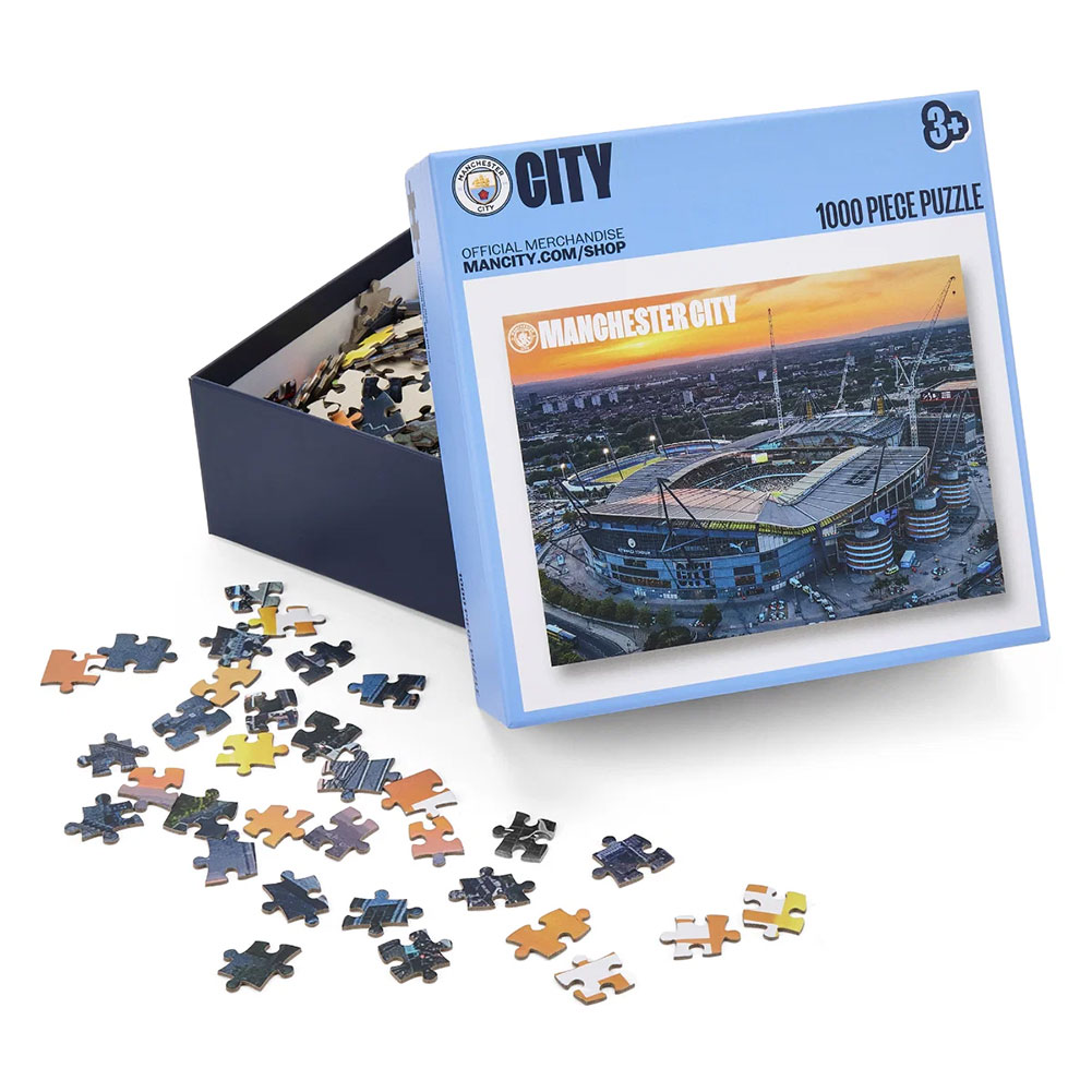 TM-07995-Manchester-City-FC-1000pc-Puzzle TM 07995 Manchester City FC 1000pc Puzzle