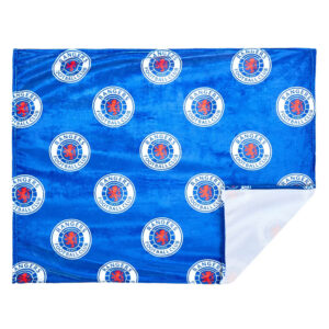 TM 08001 Rangers FC Multi Crest Fleece Blanket