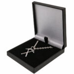 TM 08026 West Ham United FC Silver Plated Boxed Hammers Pendant