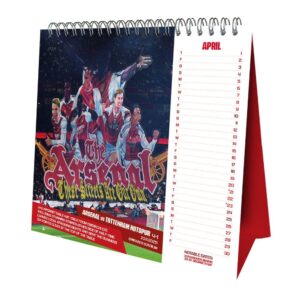 TM 08054 Arsenal FC Desktop Calendar 2027