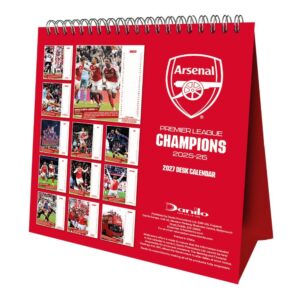 TM 08054 Arsenal FC Desktop Calendar 2027