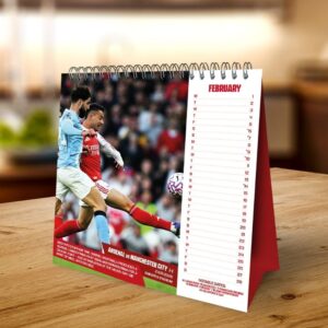 TM 08054 Arsenal FC Desktop Calendar 2027