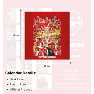 TM 08054 Arsenal FC Desktop Calendar 2027