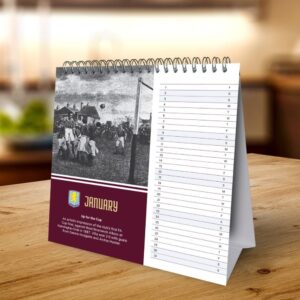 TM 08055 Aston Villa FC Desktop Calendar 2027