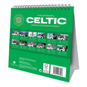 TM 08056 Celtic FC Desktop Calendar 2027