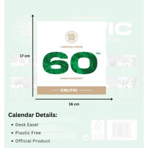TM 08056 Celtic FC Desktop Calendar 2027