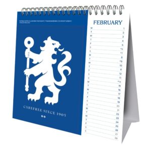 TM 08057 Chelsea FC Desktop Calendar 2027