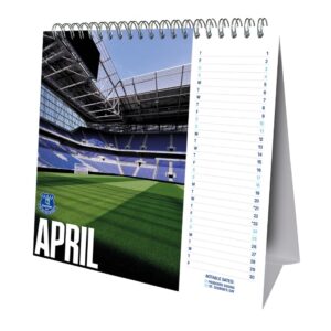 TM 08058 Everton FC Desktop Calendar 2027