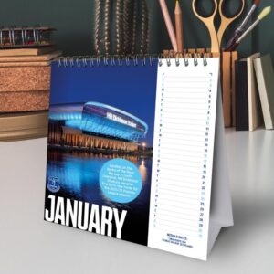 TM 08058 Everton FC Desktop Calendar 2027