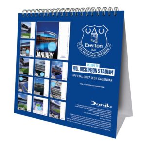 TM 08058 Everton FC Desktop Calendar