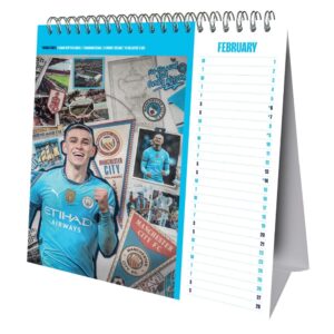 TM 08060 Manchester City FC Desktop Calendar